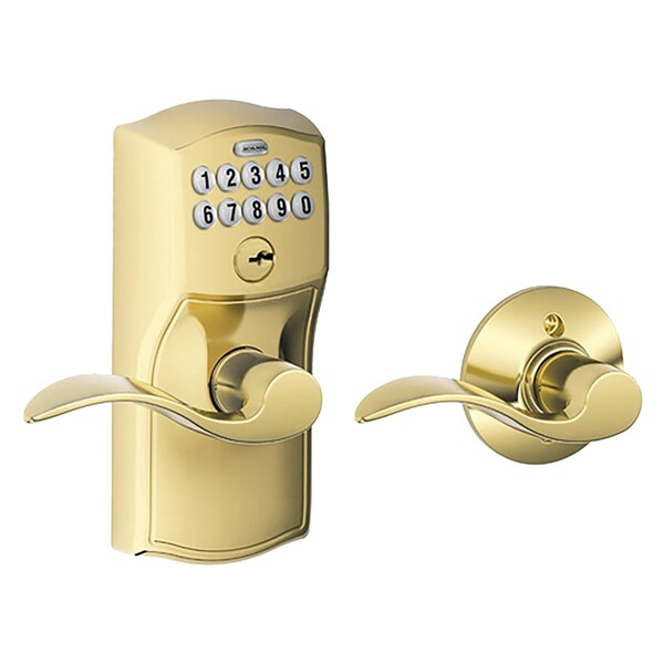 Schlage Residential Cylindrical Locks with Keypad Trim, FE575 PLY716FLA KD FE575 PLY716FLA KD - main